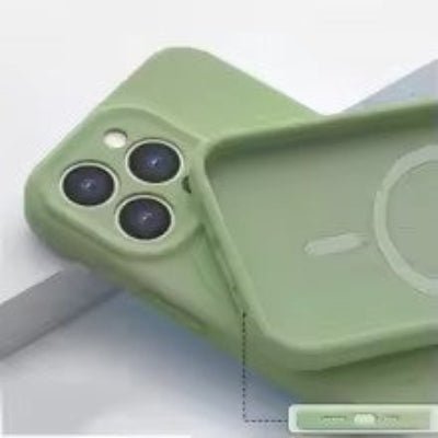 iphone 12 coque couleur vert clair Magnetism
