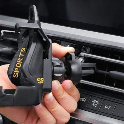 support-téléphone-voiture-tenu-en-main