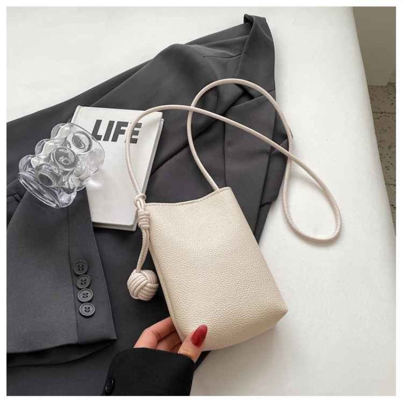 pochette telephone couleur beige Bandousimple
