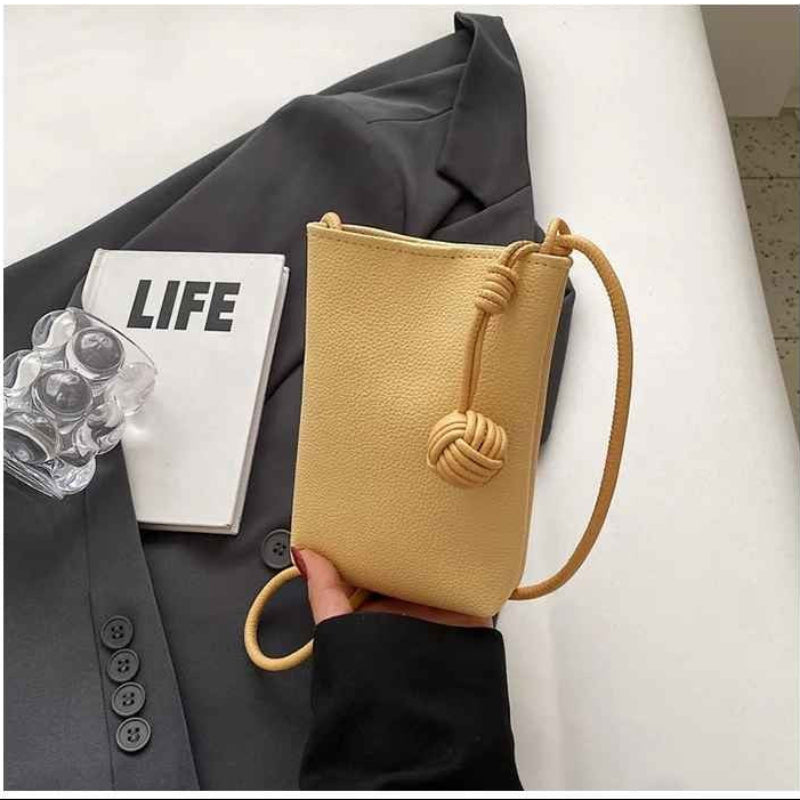 pochette telephone couleur jaune Bandousimple