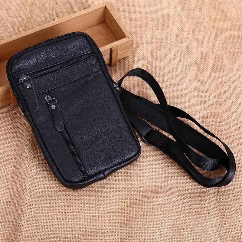 pochette telephone cuir de couleur noire Cuirhom