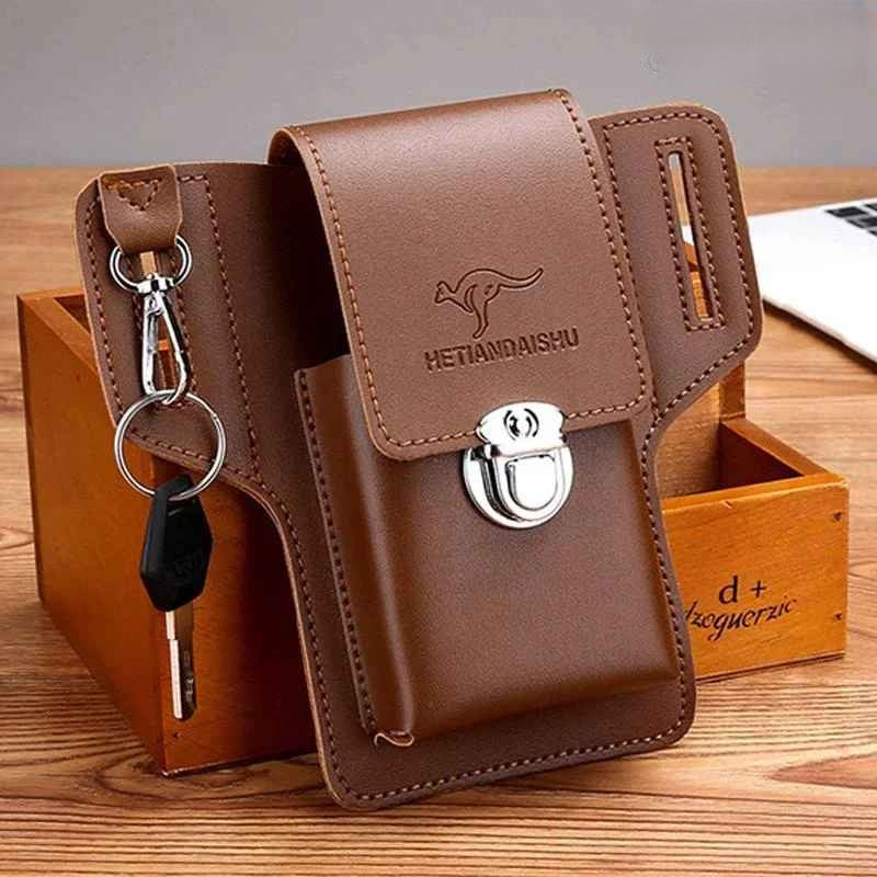 pochette telephone cuir pré