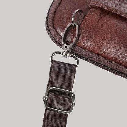 pochette telephone cuir vue boucle Cuirhom