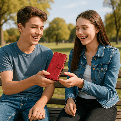 pochette téléphone offerte à sa copine Silisouple