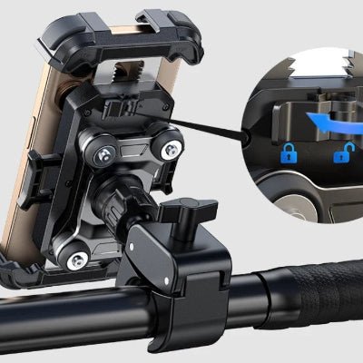 support moto pour téléphone sécurité