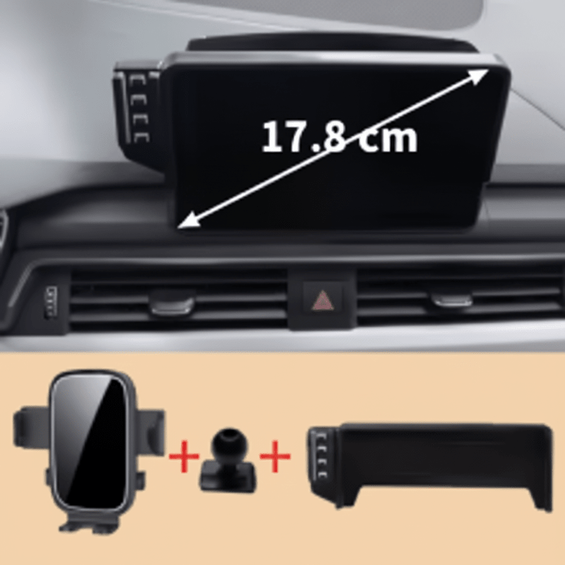 Support téléphone 17.8cm fond brun clair Clipaudi