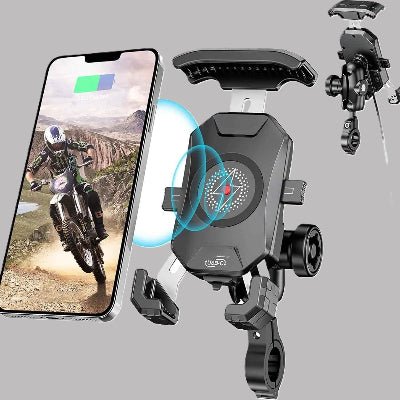 support téléphone moto smartphone approche magnétique