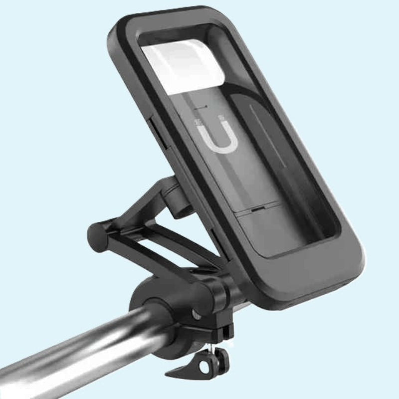 support telephone moto vue arriere ouverte prendre photo Protectactil