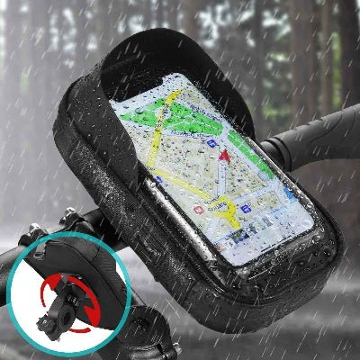 support téléphone vélo axe rotation SANSEAU