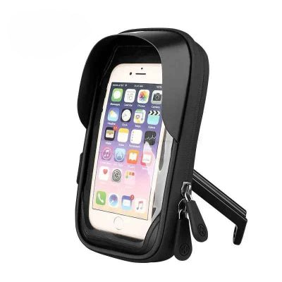 support téléphone vélo en noir SANSEAU