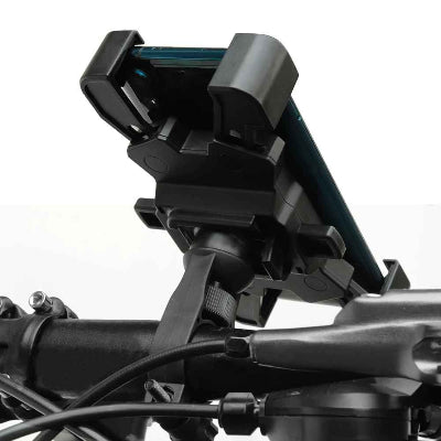 support téléphone vélo vue accroche guidon par arrière Lextensible