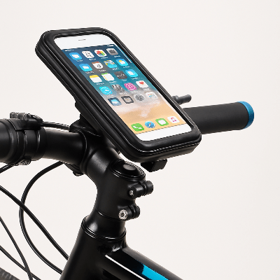 support téléphone vélo vue de pres nette Kouvert