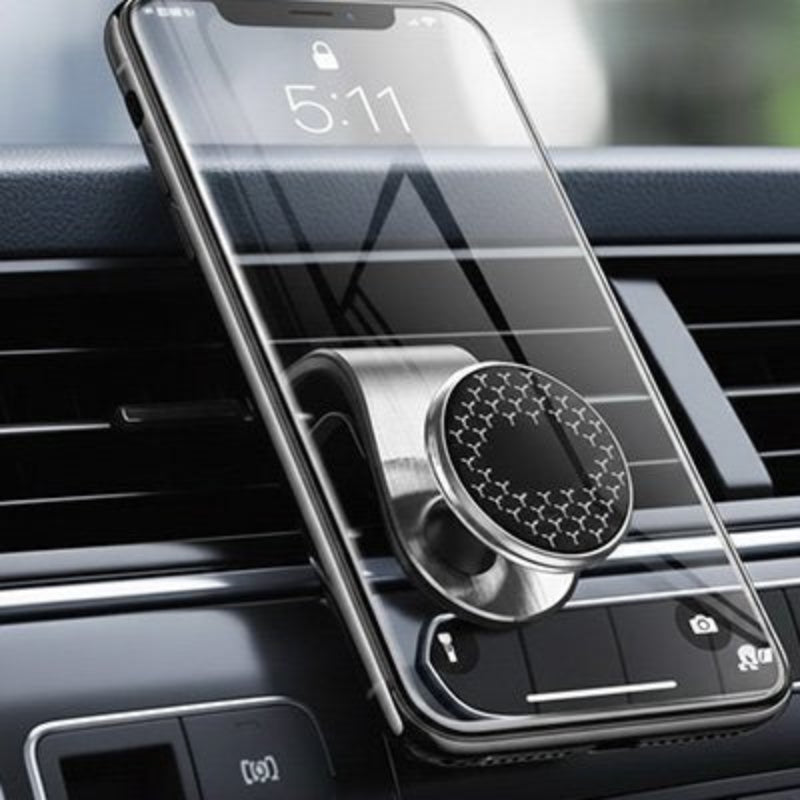 Support telephone voiture vue transparence -Pouspouce