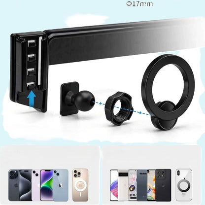 suppport téléphone voiture positionnement magsafe iphone android Supportmagaudi